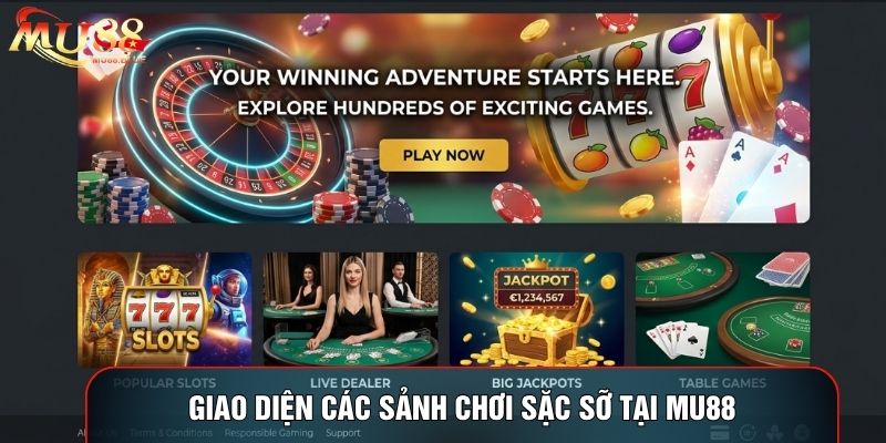 Giao diện các sảnh chơi sặc sỡ tại MU88 Giao diện các sảnh chơi sặc sỡ tại MU88