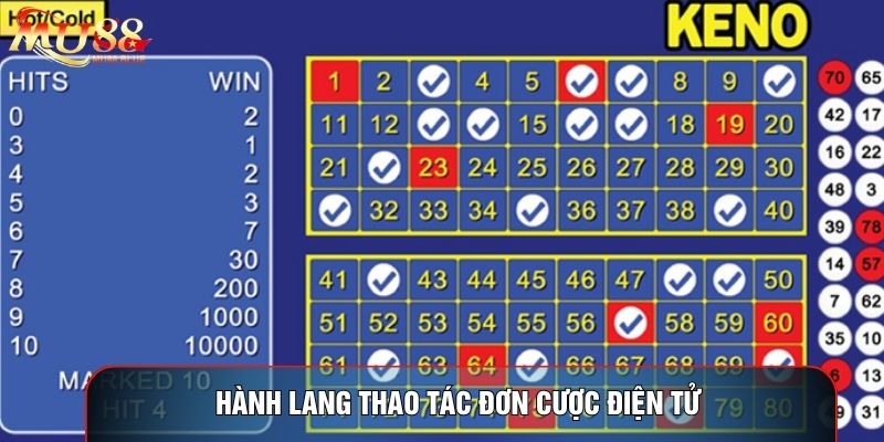 Hành lang thao tác đơn cược điện tử Hành lang thao tác đơn cược điện tử